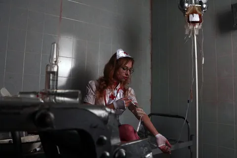 护士、医院、万圣节、医生、治疗、医生、外科医生、疾病