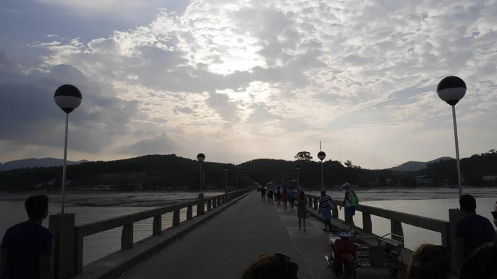 码头，芬加，云，棉花云，跳岛，旅行，度假，天空