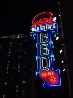 马丁的烧烤联合霓虹灯 马丁的烧烤联合霓虹灯