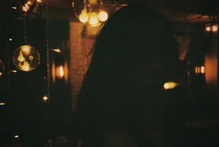 哈萨克斯坦，阿斯塔纳，温暖，咖啡馆，夜晚，黑暗，女孩，灯光