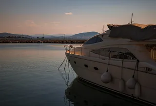 希腊，nea artaki，棕色，彩色背景，商业码头，工艺，文化，白天