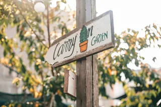 随身携带花园标识