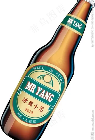 啤酒瓶图片