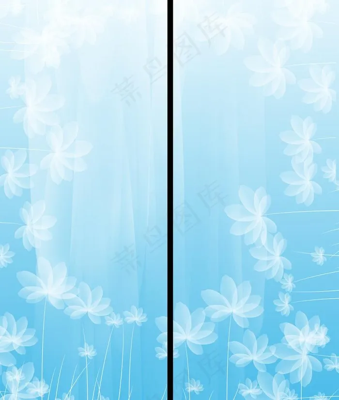 蓝色移门