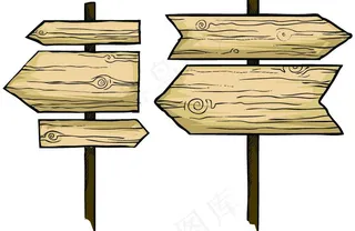 木制广告牌图片