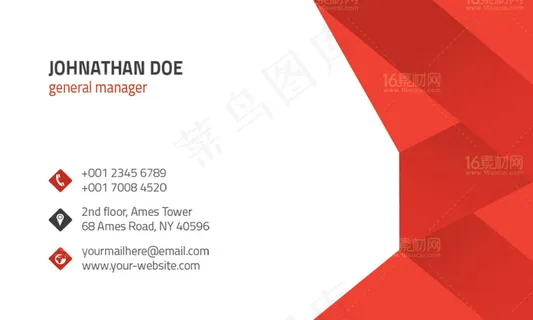 多边形几何卡片设计素材