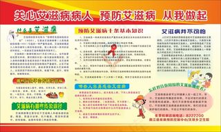 艾滋病防治知识宣传栏