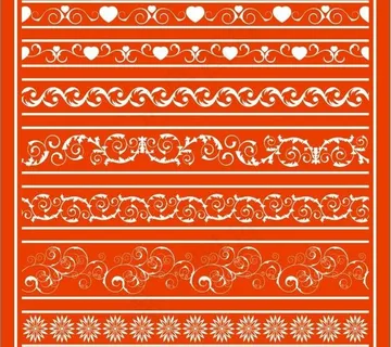 欧式花边 矢量的图片