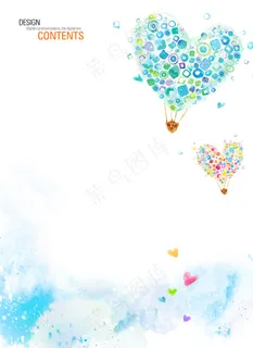 唯美卡通信纸图片