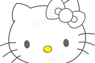 kitty头像ｔ恤印花图图片