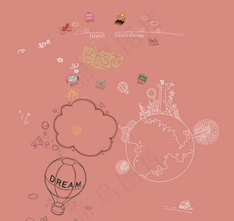 影楼后期专用儿童模板