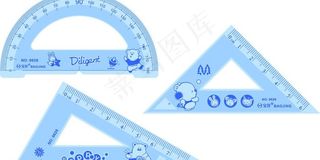 卡通 三角板图片