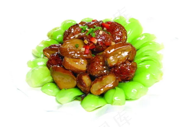 黑椒煎醇杏鲍菇psd模版下载