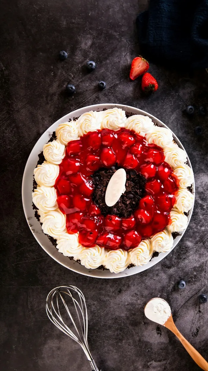 白色蛋糕高清摄影图片