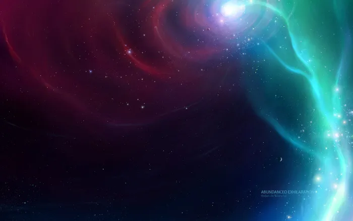 彩色梦幻星空