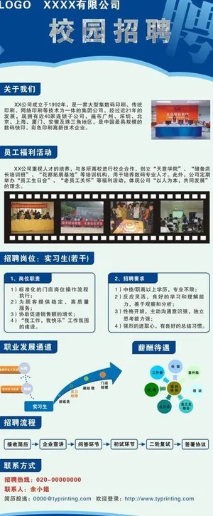 招聘易拉宝设计图片