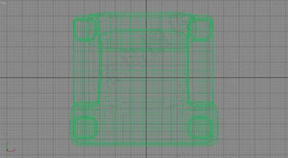 白色真皮沙发模型