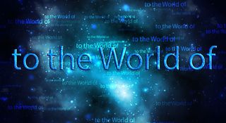 星空梦幻背景LOGO展示片头