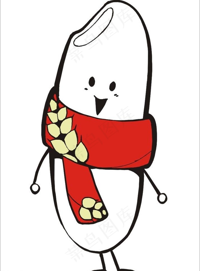 卡通米粒 文明餐桌图片