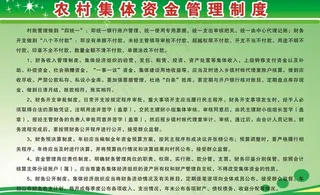 集体资金管理制度图片