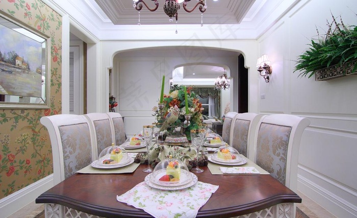 简约欧式餐厅图片