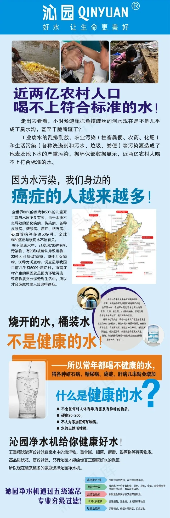 沁园净水机cdr矢量模版下载