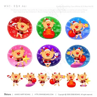 圣诞卡通矢量素材下载