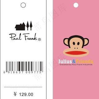 大嘴猴吊牌图片