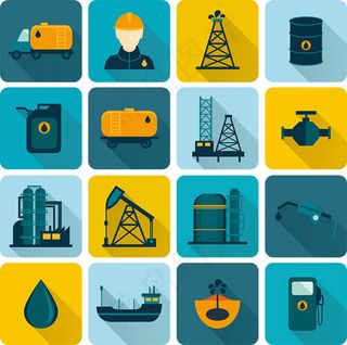 时尚工业元素图标设计矢量素材