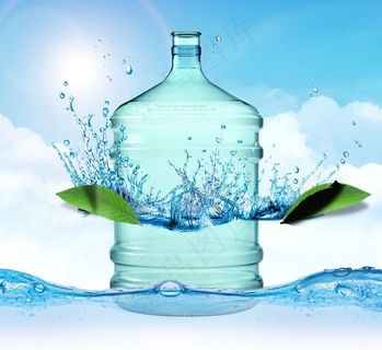 桶装水广告图片