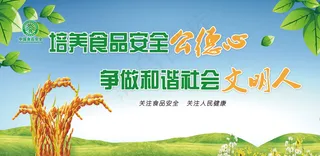 食品安全展板