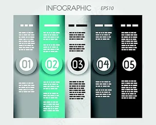 竖条形圆形目录标签