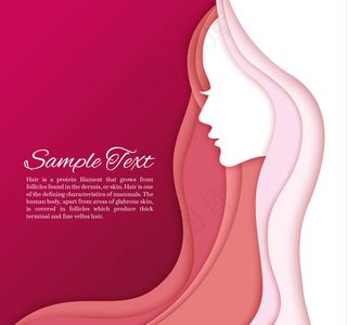 卡通美女头像高贵风情