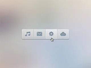 手机透明质感图标psd素材