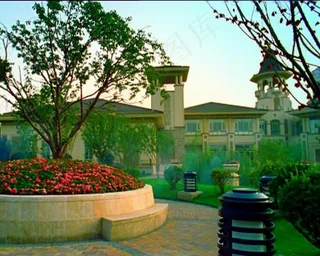 小区花台视频素材