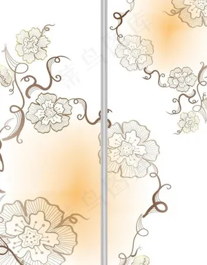 花朵移门
