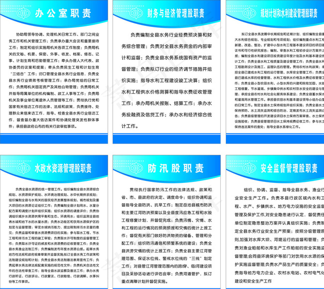 水务局职责图片cdr矢量模版下载