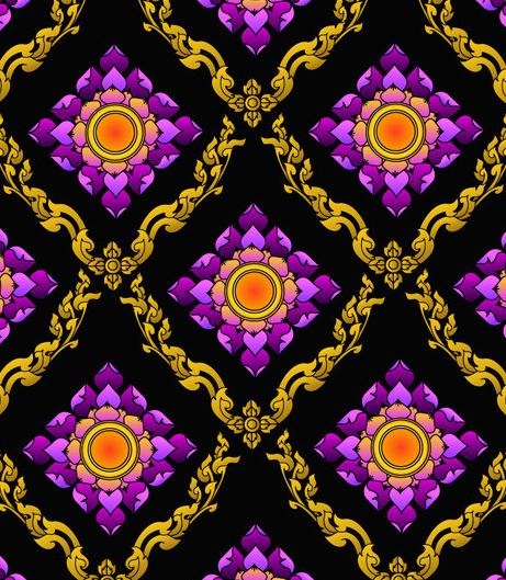 古典花纹背景图片eps,ai矢量模版下载