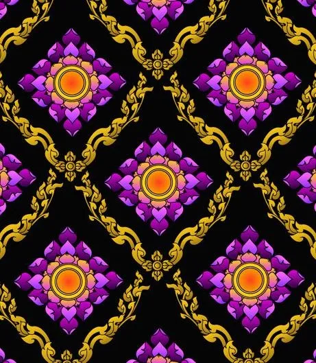 古典花纹背景图片eps,ai矢量模版下载