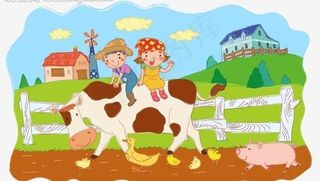 手绘儿童插画图片