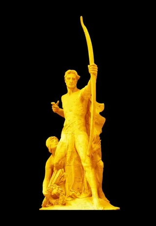 华丽丽的西方神话人物雕塑6