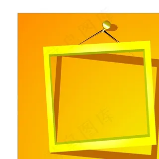 炫彩画框矢量素材设计