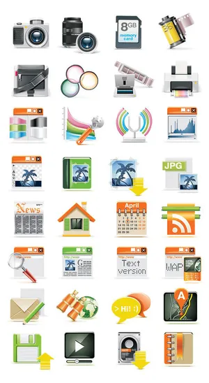 数码科技类icon素材