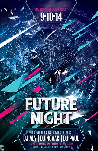 未来科技海报背景图片