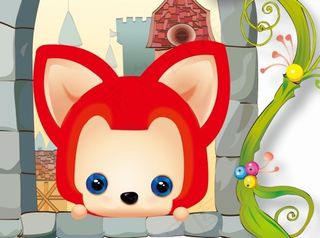 漫画阿狸矢量图 AI