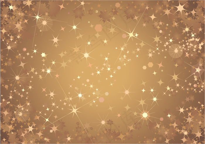 星空背景矢量彩色气球