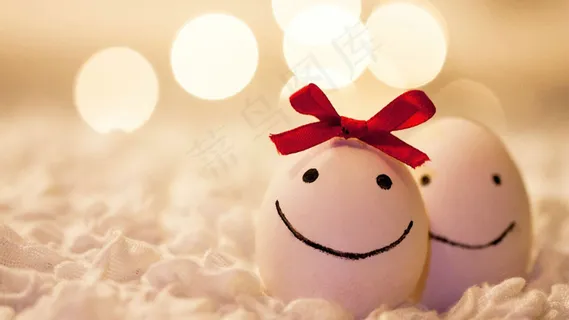 创意鸡蛋笑脸高清壁纸