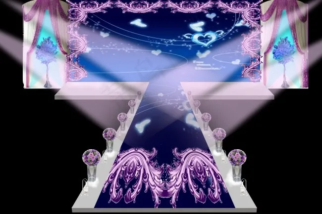 梦幻婚礼婚庆设计(8504X5669(DPI:72))psd模版下载