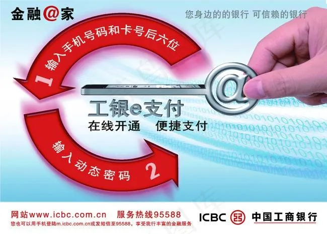 银行psd模版下载