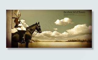 中世纪骑士欧风地产PSD素材